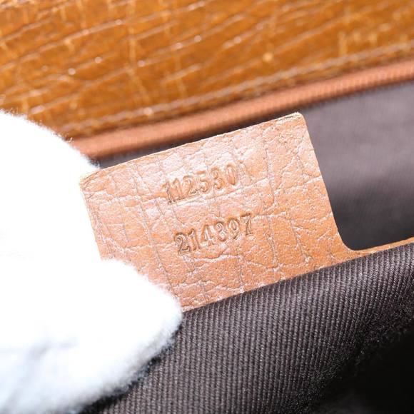 GUCCI GG Canvas Bamboo Hand Bag Beige 112530 Auth yk8569 - Picture 12 of 16